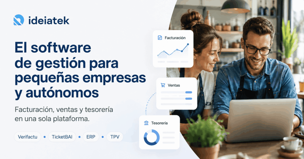 Software de gestión para pequeñas empresas y autónomos Ideiatek